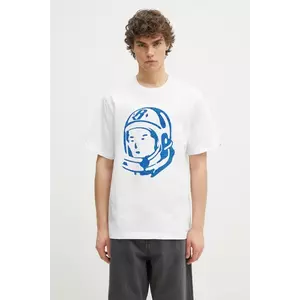 Billionaire Boys Club tricou din bumbac Cracked Flock Print Astro T-Shirt bărbați, culoarea alb, cu imprimeu, B25156 imagine
