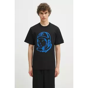 Billionaire Boys Club tricou din bumbac Cracked Flock Print Astro T-Shirt bărbați, culoarea negru, cu imprimeu, B25156 imagine