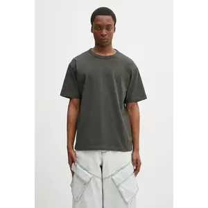 Norse Projects tricou din bumbac Simon Heavy T-shirt bărbați, culoarea verde, uni, N01.0687.8131 imagine