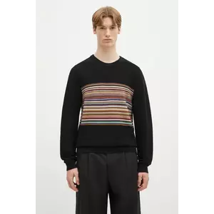 Paul Smith pulover de lână bărbați, culoarea negru, light, M1R-253Z-P02589 imagine