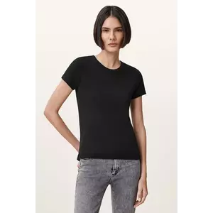 AllSaints tricou din bumbac STEVIE culoarea negru, W194JA imagine