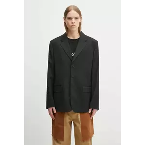 MM6 Maison Margiela sacou bărbați, culoarea negru, SH0BN0013 imagine