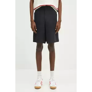 Paul Smith pantaloni scurți din in culoarea bleumarin, M1R-437Z-P01427 imagine