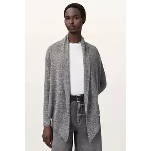 AllSaints cardigan din amestec de lână HARPER culoarea gri, light, W052KC imagine