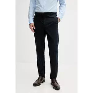BOSS pantaloni culoarea bleumarin, cu fason chinos, 50544005 imagine