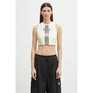 adidas Originals top Tank Top culoarea bej, JD0103 imagine