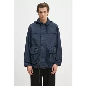 Barbour geacă Barbour Modified Durham Showerproof Jacket culoarea bleumarin, de tranzitie, oversize, MSP0133 imagine
