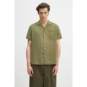 Barbour cămașă Barbour Archer Relaxed Fit S/S Shirt culoarea verde, relaxed, MSH5612 imagine