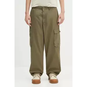 Barbour pantaloni de bumbac Barbour Westmorland Ripstop Trouser culoarea verde, cu fason cargo, MTR0762 imagine