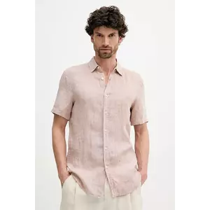 United Colors of Benetton camasa de in culoarea alb, cu guler clasic, regular imagine