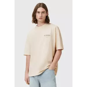 AllSaints tricou din bumbac UNDERGROUND culoarea negru, cu imprimeu, M071PB imagine