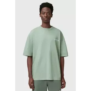 AllSaints tricou din bumbac UNDERGROUND culoarea negru, cu imprimeu, M071PB imagine