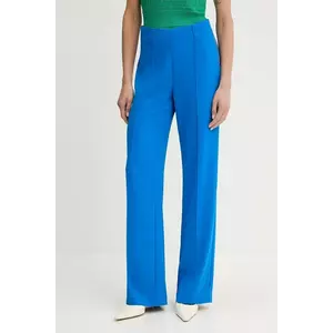 Morgan pantaloni PBARY culoarea roșu, drept, high waist, PBARY imagine