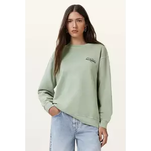 AllSaints hanorac de bumbac SOLEIL culoarea verde, cu imprimeu, W222JC imagine