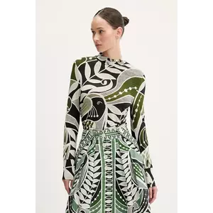 Farm Rio longsleeve culoarea verde, 329045 imagine