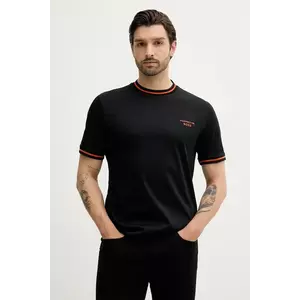 BOSS tricou din bumbac culoarea negru, uni, 50543341 imagine