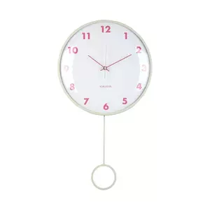 Karlsson ceas de perete Cheeky Dome culoarea verde imagine