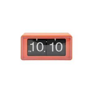 Karlsson ceas de masă Retro Boxed Flip culoarea portocaliu imagine