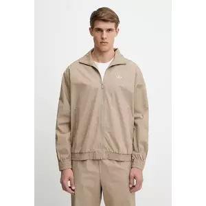 adidas Originals geacă de bumbac Firebird Jacket culoarea bej, de tranzitie, KC0685 imagine