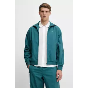 adidas Originals geacă Firebird Jacket culoarea turcoaz, de tranzitie, KC0684 imagine