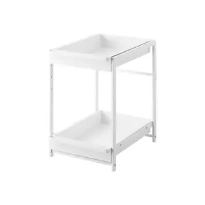 Yamazaki organizator pentru chiuvetă Tower 2 culoarea alb imagine