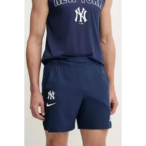 Nike pantaloni scurți de antrenament New York Yankees culoarea bleumarin, 01NA-44B-NK-F0V imagine