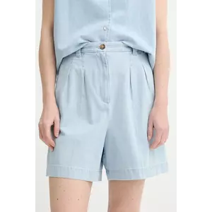 A.P.C. pantaloni scurți din denim short nola uni, high waist, COGXX.F10201 imagine