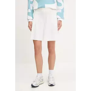 Sportalm pantaloni scurți culoarea alb, uni, high waist, 650169 imagine