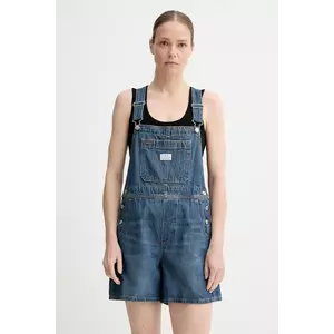 Levi's salopetă din denim UTILITY SHORTALL 001UY imagine