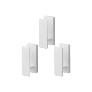 Yamazaki set de umera?e de perete 3-pack culoarea alb imagine