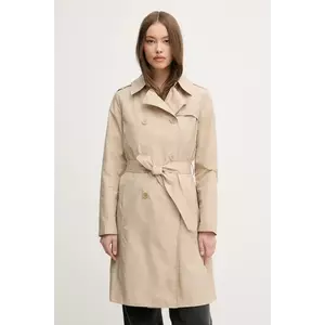 Joop! trenci culoarea bej, de tranzitie, cu doua randuri de nasturi, 30046611 imagine