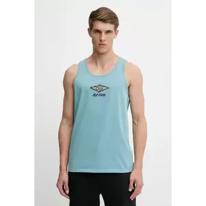 Rip Curl tricou din bumbac RAW ENERGY culoarea turcoaz, 0OKMTE imagine