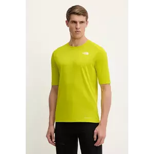 The North Face tricou sport Shadow culoarea verde, uni, NF0A87TUJE31 imagine