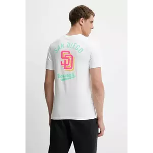 Nike tricou din bumbac San Diego Padres culoarea alb, cu imprimeu, N199-10A-PYP-SAZ imagine