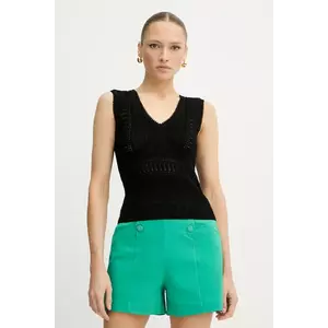 Morgan bluză MUSHU culoarea alb, cu imprimeu, MUSHU imagine