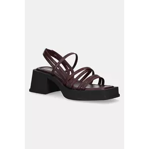Vagabond Shoemakers sandale de piele HENNIE culoarea bordo, 5337-101-38 imagine