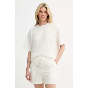 Answear Lab tricou și pantaloni scurți culoarea alb imagine