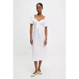 Answear Lab rochie culoarea alb, mini, dreaptă imagine