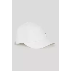 Karl Lagerfeld șapcă de baseball din bumbac IKON culoarea alb, uni, A3W33139 imagine
