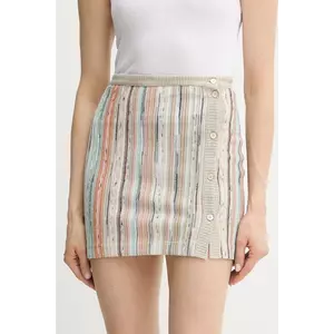 Missoni fustă culoarea bej, mini, creion, DS25SH0I.BR002H imagine