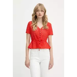 Morgan bluză culoarea rosu, cu imprimeu, DATE imagine