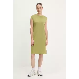 Icebreaker rochie sport Granary culoarea verde, mini, dreaptă, IB0A56MW0AA1 imagine