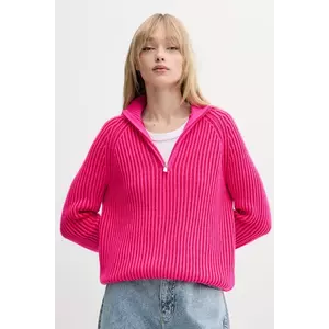 FROM FUTURE pulover de cașmir culoarea roz, WPM02588 imagine