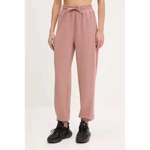 adidas Performance pantaloni de trening Designed for Training culoarea portocaliu, uni, JN7176 imagine