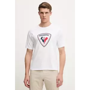 Rossignol tricou sport culoarea alb, cu imprimeu, RLNMY09 imagine