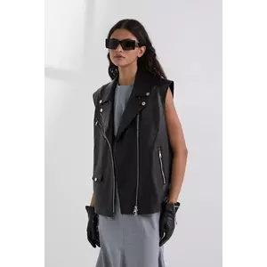 Karl Lagerfeld vestă culoarea negru, de tranzitie, A3W14061 imagine