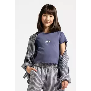 Coccodrillo tricou culoarea bleumarin, HOLIDAY SPLASH GIRL JUNIOR imagine