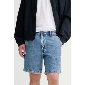 Levi's pantaloni scurti din bumbac culoarea alb imagine