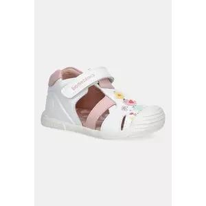 Biomecanics sandale din piele pentru copii culoarea alb, 252106 imagine