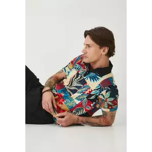 Medicine tricou polo culoarea negru, modelator imagine